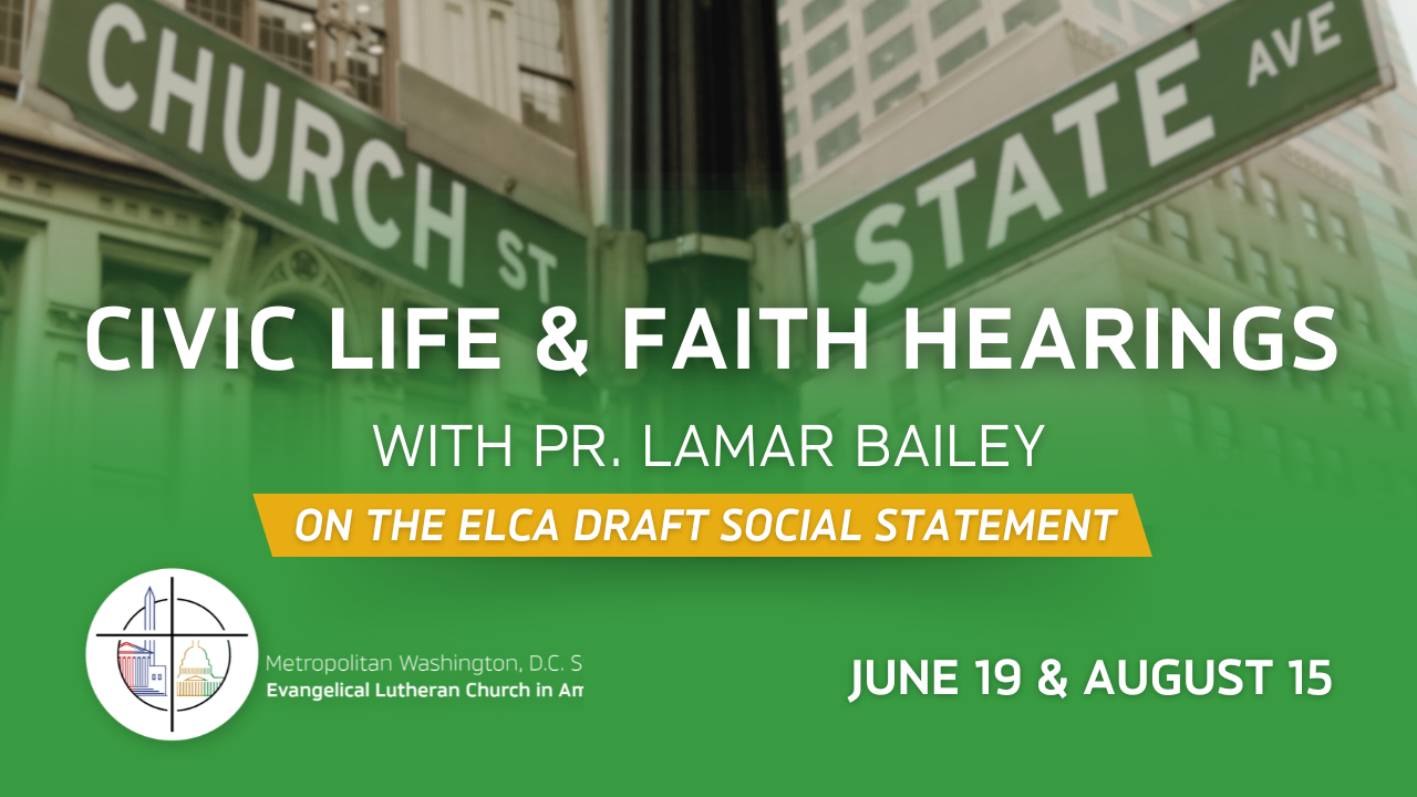 CIVIC LIFE AND FAITH HEARING